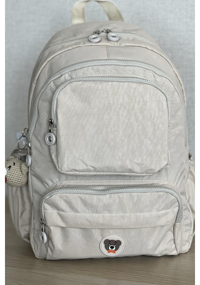 Nemo Bags Bej Orta Boy Okul Çantası
