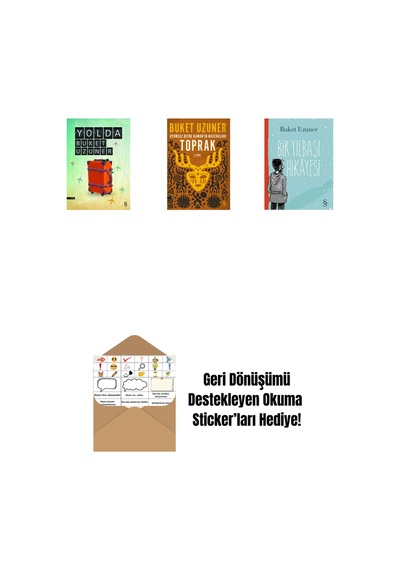 Yolda + Uyumsuz Defne Kaman'ın Maceraları - Toprak + Bir Yılbaşı Hikâyesi + Okuma Sticker'ları