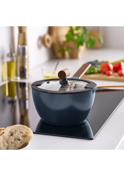 Ikea Klippfisk Yapışmaz Kaplama Sos Tenceresi 2,3 Lt Mavi - Siyah