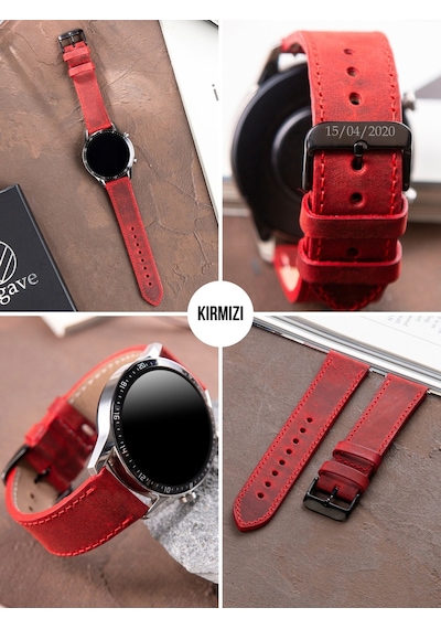 Huawei Watch Gt2 E Pro Gt3 Pro Gt4 Deri Saat Kayışı Kordon 22mm