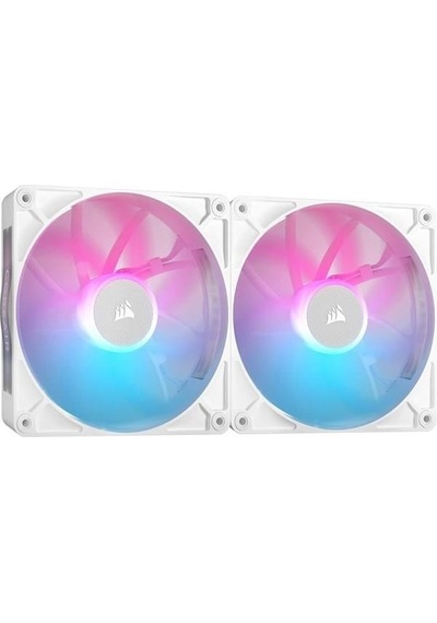Corsaır Qx120 Co-9051024-ww 14cm Rgb Kasa Fanı+hub Kıt Beyaz 2-li Paket