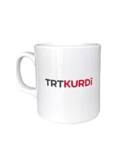 Kurdi Logolu Beyaz Kupa 6998