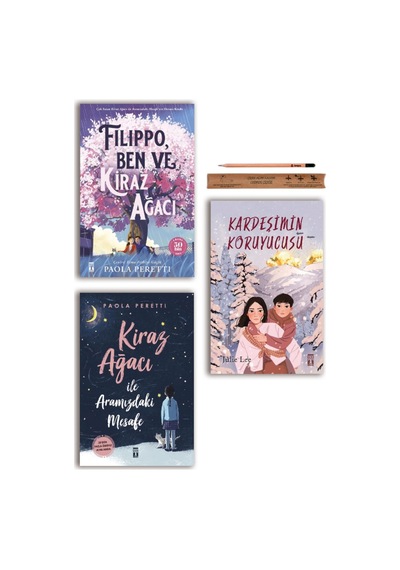 Genç Timaş Filippo Ben Ve Kiraz Ağacı - Kiraz Ağacı İle Aramızdaki Mesafe - Kardeşimin Koruyucusu Set 3 Kitap