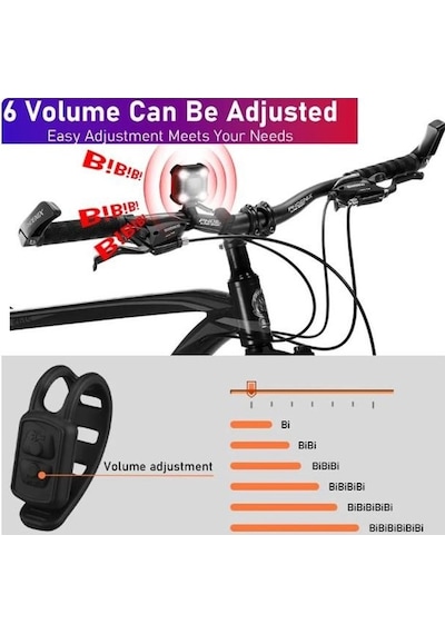 Forte Gt 2122 Bisiklet Ön Işık 350 Lümen 140 Db Usb Şarjlı Yüksek Güçlü Far Korna