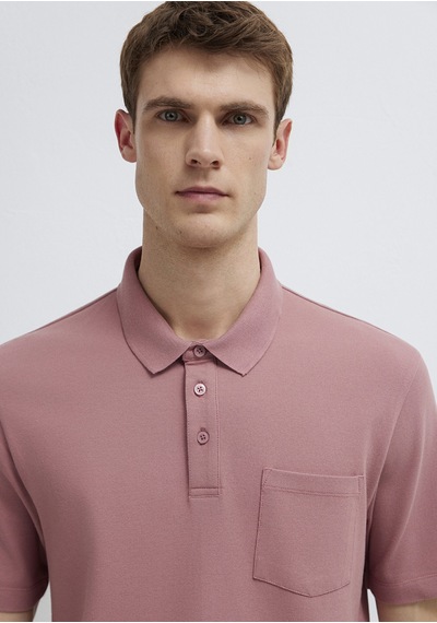 Mavi - Cepli Pembe Polo Tişört 0613465-70948