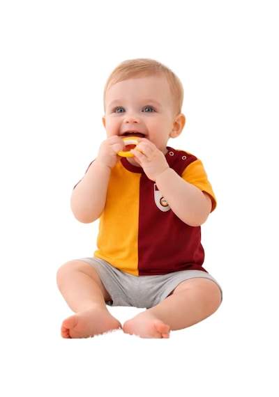 Galatasaray Metin Oktay Pamuklu Bebek T-shirt Sarı - Kırmızı