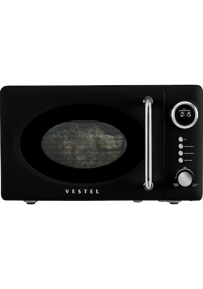 Vestel MD 20 YD Mikrodalga Fırın Retro Siyah