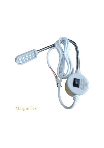 Spiral Dikiş Makinası Lambası Mıknatıslı 10 Ledli