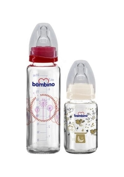Bambino Cam Biberon 2'Li Ekonomik Set - ( 225 ML + 125 ML )