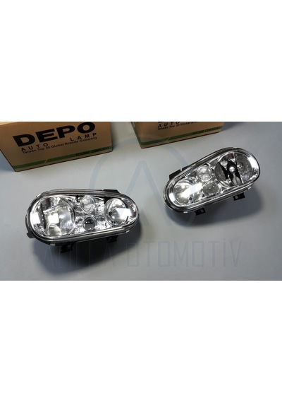 2 X Volkswagen Golf 4 1998-2004 Ön Far Sisli Sol-Sag Takim Depo 480317585