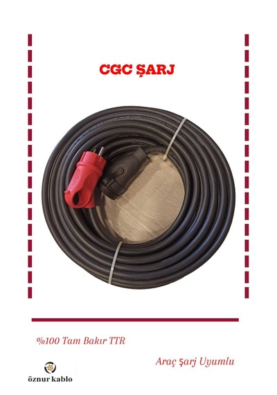 Öznur 3x4 Mm Araç Şarj Uzatma Kablosu - Renk Seçenekli - Tüm Araçlar Için Uyumlu 35 Metre