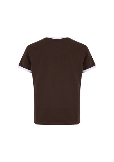 Discovery Expedition Kahve Pamuk Karışımlı T-shirt D6sm-tst3709