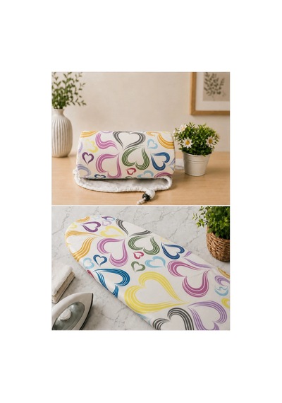 Pionny Keçeli Ütü Masası Kılıfı - 55x140 Cm - Amour Çok Renkli
