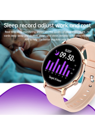 Geeroyoo Ip67 Su Geçirmez 1.28 " Ips Ekran Bluetooth 5.0 İos/android Uyumlu Akıllı Saat (İthalatçı Garantili)