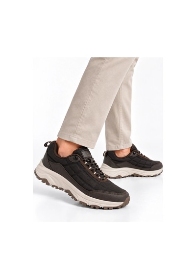Ht Hotin Mare Unisex Outdoor İçi Yünlü Kauçuk Taban Ayakkabı - Kahverengi