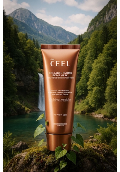 The Ceel Soyulabilen Kolajen Maske Glutatyon, Ceramide Np ve Yeşil Çay Özlü 50 ml