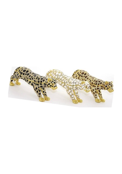 Swaroski Taşlı Leopar Alk2078 Evimdeyokyok