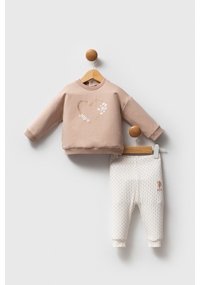 U.S. Polo Assn. Kız Bebek Kahverengi Takım Kahverengi