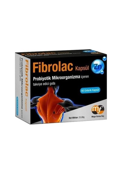 Mega Farma Fibrolac 60 Enterik Kapsül