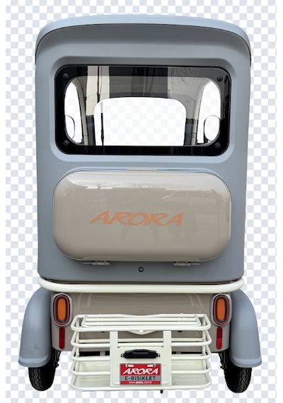 Arora Derya New 1000W 72V 32AH 3 Tekerlekli Elektrikli Motosiklet Kahverengi