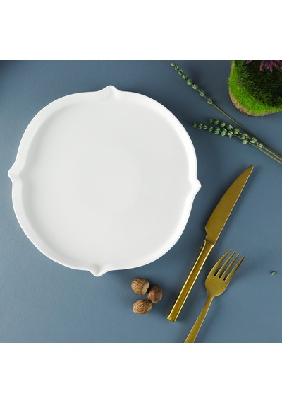 Aryıldız Lunar Yuvarlak Servis Tabağı 23 Cm Çok Renkli