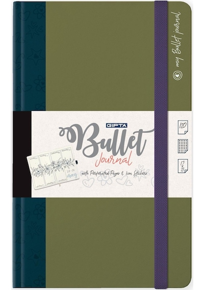 Gıpta Bullet Journal Tarihsiz Noktalı Günlük Defteri 168Yp-13X21 Gıpta Bullet Journal Tarihsiz Noktalı Günlük Defteri 168Yp-13X21