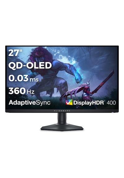 Dell Alienware AW2725DF 27" 360 Hz 0.03 Ms Hdmı Dp Type-c Hdr 400 QD-OLED Gaming Monitör