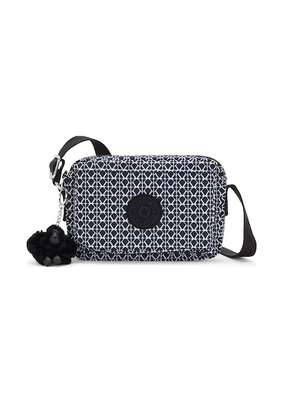 Kipling Kıplıng Abanu Küçük Boy Omuz Çantası Siyah Sıgnature Prınt Siyah