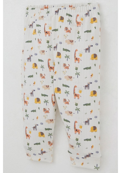Breeze Erkek Bebek Pijama Takımı Omuzdan Patlı Bebek Hayvanat Bahçesi 4 Ay-1 Yaş, Ekru Ekru Breeze Erkek Bebek Pijama Takımı Omuzdan Patlı Bebek Hayvanat Bahçesi 4 Ay-1 Yaş, Ekru Ekru
