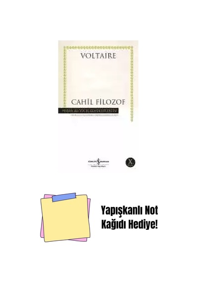 Cahil Filozof + Yapışkanlı Not Kağıdı
