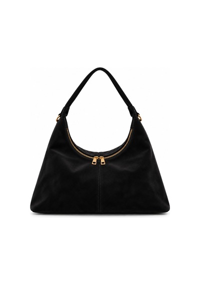 Nura Collection Siyah Kadın Hakiki Süet Shopper Omuz Çantası Siyah - 933745279 Siyah