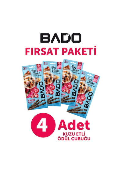 Bado Köpek Ödül Çubuğu Kuzu Etli 3x5gr 4lü