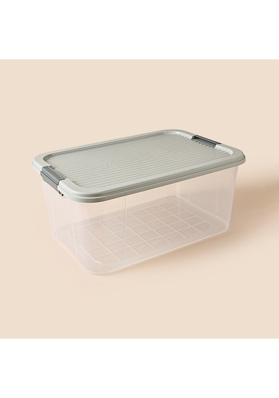 Living Agata Organizer Kutu - Şeffaf - 27,5 Lt Çok Renkli