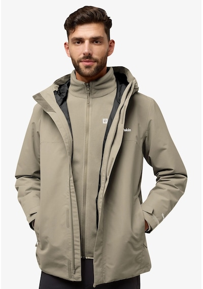 Jack Wolfskin Altenberg 3ın1 Jktm Erkek Linen Bej