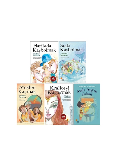 Vladimir Tumanov 5 Kitap Set - Haritada Kaybolmak - Kraliçeyi Kurtarmak - Ateşten Kaçmak