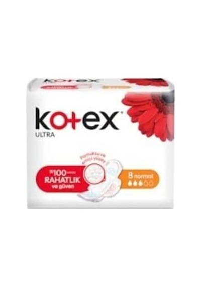 Kotex Ultra Tekli Paket Normal 8pcs