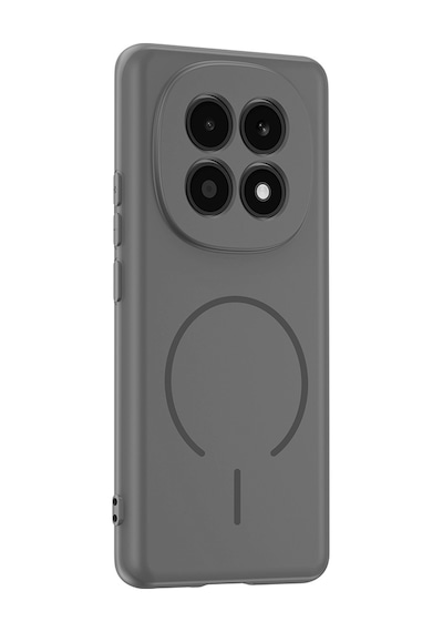 Maks Technology Redmi Note 15 4g Kılıf M-safe Şarj Özellikli Mkst Meta Kapak - Titanyum-gri Titanyum Gri