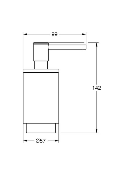 Grohe Selection Sıvı Sabunluk - 41028dl0 Antrasit