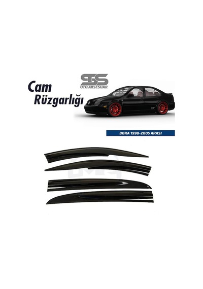 Cam Rüzgarlığı Volkswagen Bora 1998-2005 Arası Mügen Tip Piano Blackk