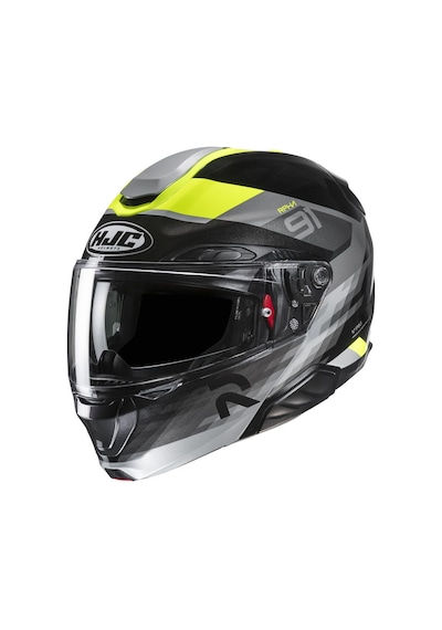 Hjc Rpha91 Madal Mc3h Çene Açılır Motosiklet Kaskı Siyah Neon Sarı