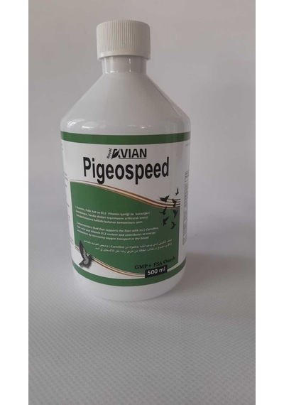 Pigeospeed 500 ml güvercinlerde hız artırma desteği
