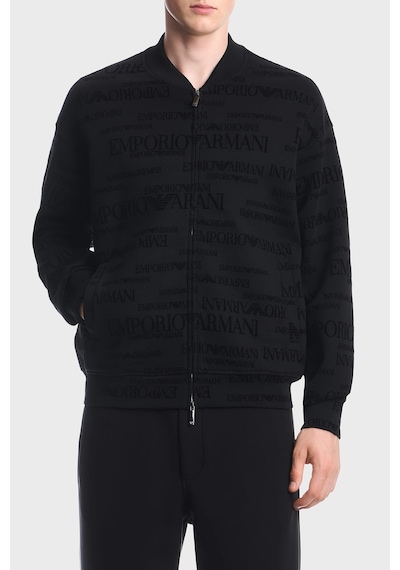 Emporio Armani Pamuklu Fermuarlı Regular Sweat Erkek Sweat Em006881 Af10013 Fc376 Siyah