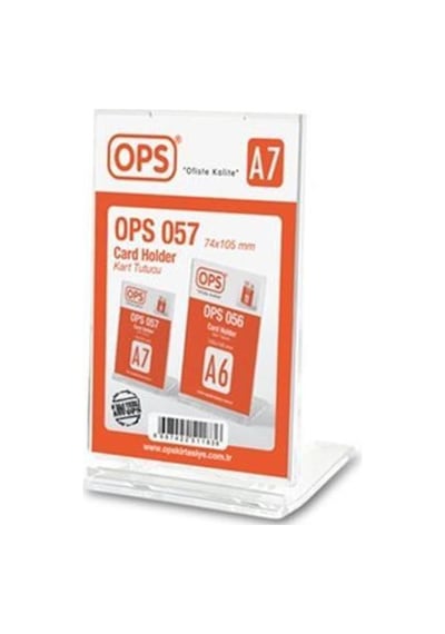 Ops Ops 057 A7 Kart Tutucu (şeffaf)