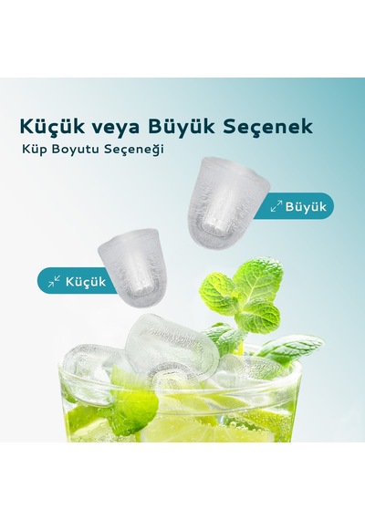 Bullet Kapsül Taşınabilir Buz Makinesi, Otomatik Temizleme, Hızlı Buz Yapma, Im011-bbl