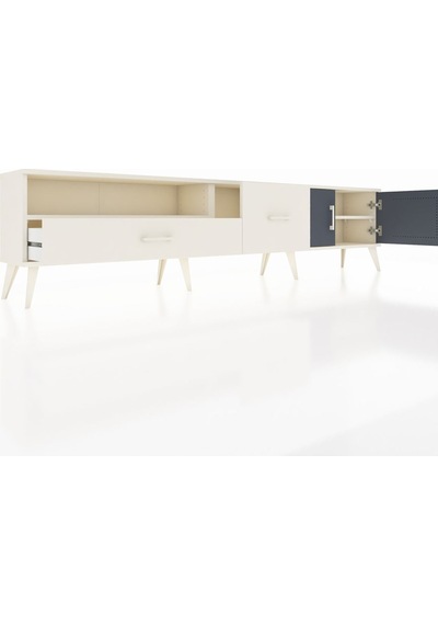Arges Tv Ünitesi 2 Raflı 2 Çekmeceli 2 Kapaklı 220x30x51 Aytaşı-antrasit/aytaşı Antrasıt/aytası - Aytası Arges Tv Ünitesi 2 Raflı 2 Çekmeceli 2 Kapaklı 220x30x51 Aytaşı-antrasit/aytaşı Antrasıt/aytası - Aytası