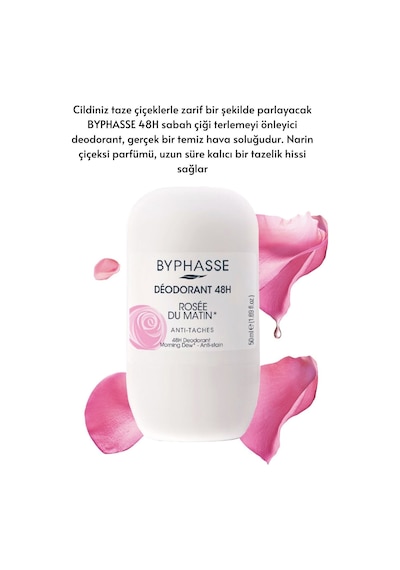 Byphasse Morning Dew 48H Kadın Roll-On Deodorant 50 ML