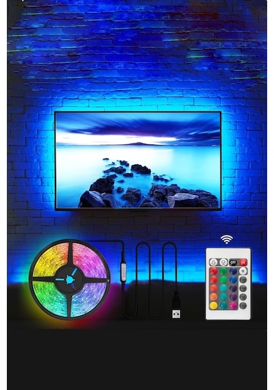 Cata CT-4566 Tv Arkası Ambiyans RGB Şerit Led Set 3 M