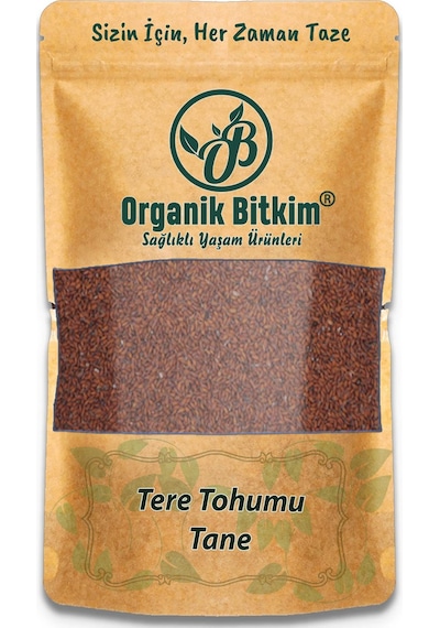 Organik Bitkim Tane Tere Tohumu 500 G