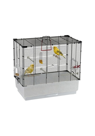 52003817 Vogelheim Rekord 4, Muhabbet Kuşları İçin, Komple Donanım, Ölçüler: 60 X 32,5 X 57,5 Cm, Siyah