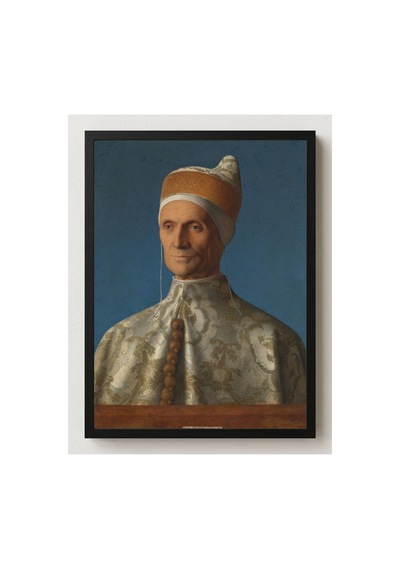 Rönesans Bellini Doç Leonardo Loredan Portresi Çerçevesiz Poster 21x30 Cm A4 Tablo Rönesans